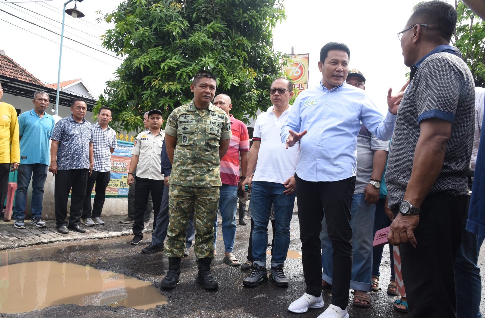 Sidak Jalan Rusak di Bluru Kidul, Bupati Subandi Pastikan Betonisasi Dimulai Tahun Depan