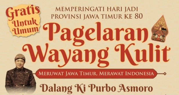 DPRD Jatim Ajak Masyarakat Hadiri Pergelaran Wayang Kulit, Musyafak Rouf: Meruwat Jawa Timur, Merawat Indonesia