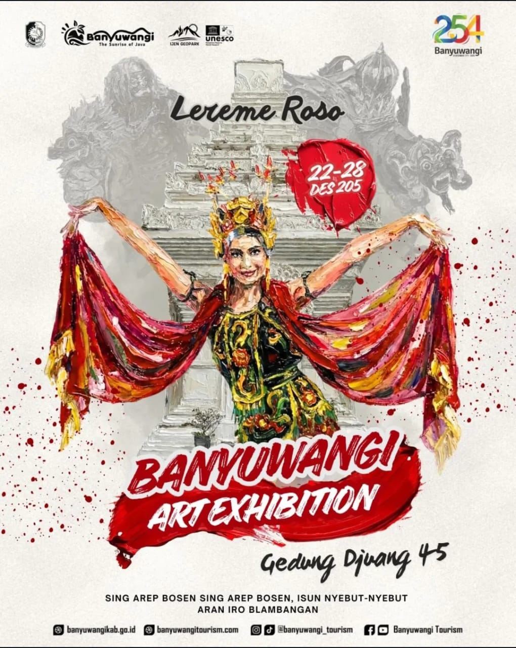 Pelukis Muhammadiyah Ramaikan Banyuwangi Art Exhibition, Lukisan Wajah Bupati Dibanderol Rp 1 Triliun