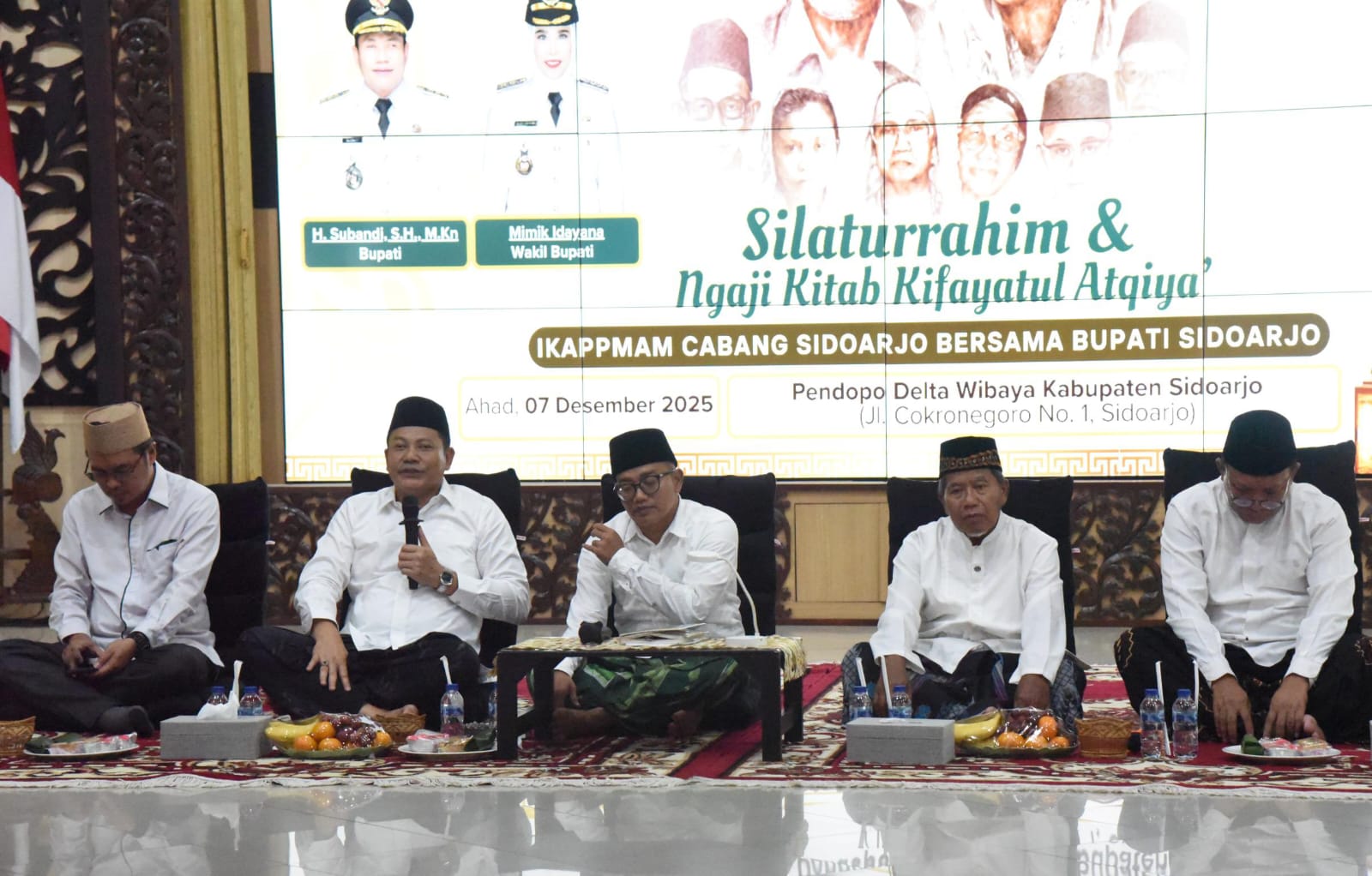 Mujahadah Kubro Satukan Ribuan Jemaah di Pendopo Sidoarjo, Bupati Subandi Ajak Doakan Negeri