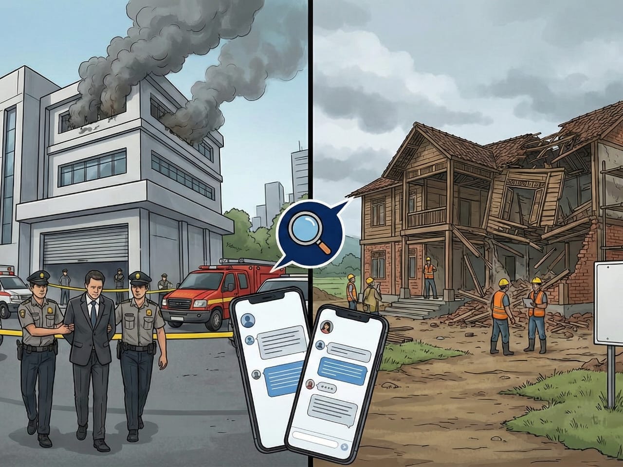 Dirut Terra Drone Ditangkap Polisi, Netizen Bandingkan dengan Tragedi Ponpes Al-Khoziny