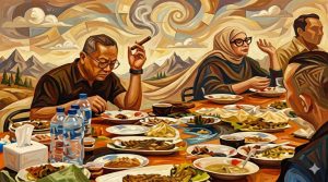 Viral! Diduga Makan Sate sambil Pegang Cerutu di Tengah Bencana Aceh, Zulhas Kembali Panen Kritik