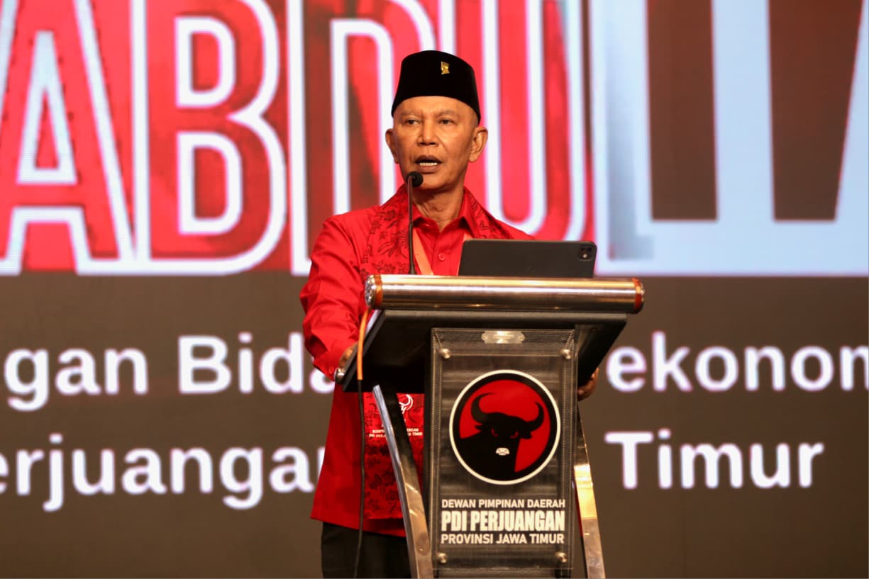 Said Abdullah Kembali Pimpin DPD PDI Perjuangan Jatim 2025-2030, Ini Jajaran Pengurusnya