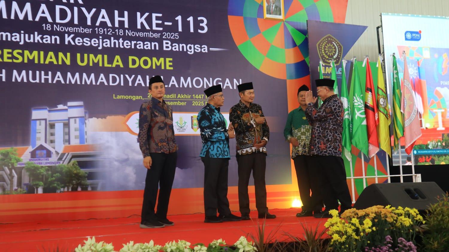 Geeerrr!!! Pantun Menarik Bupati Lamongan Sambut Haedar Nashir