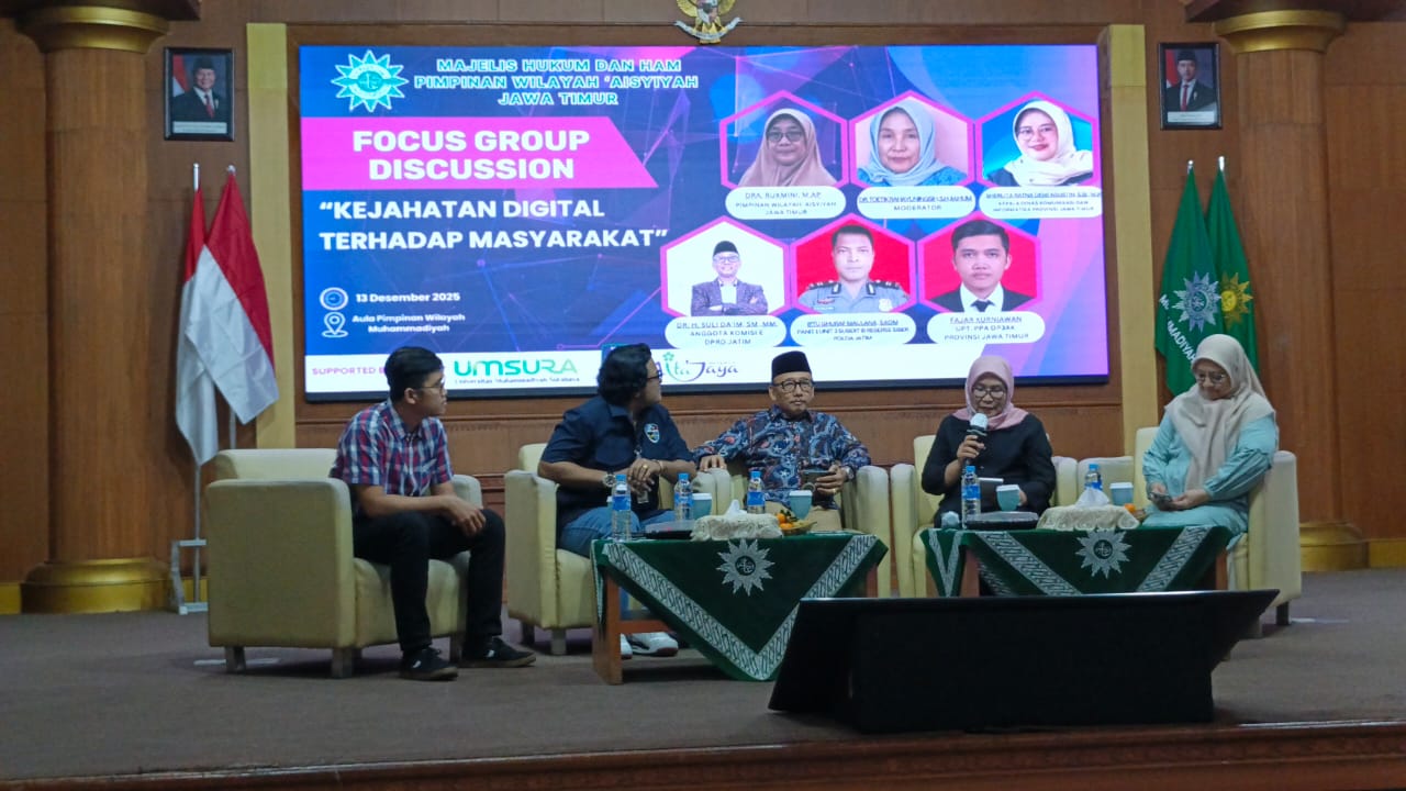 FGD Aisyah Jatim, Suli Daim: DPRD Jawa Timur Siapkan Perda Perkuat Penanganan Kejahatan Digital