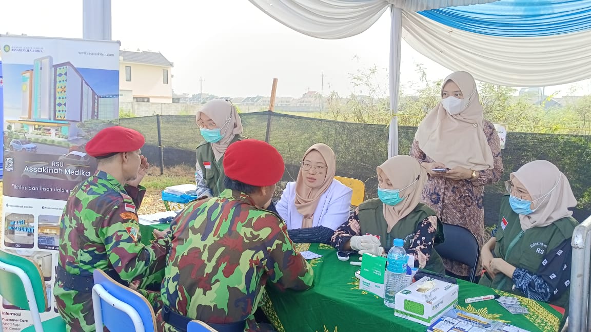 Tingkatkan Kesehatan Masyarakat, RSU Assakinah Medika Berikan Pemeriksaan Kesehatan Gratis di Mica Fest 8