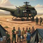 Penyaluran bantuan terhadap korban bencana. (Ilustrasi dibuat menggunakan Gemini)