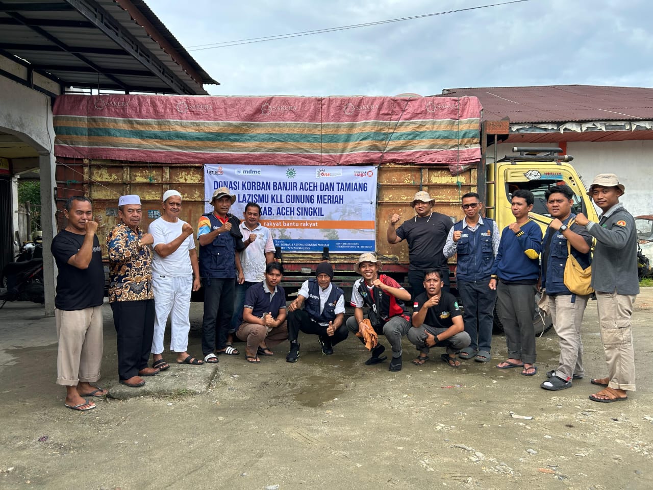 Lazismu Gunung Meriah Salurkan 8 Ton Bantuan untuk Korban Banjir di Aceh Tamiang