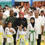 Pembukaan Kejuaraan Kabupaten (Kejurkab) Jujitsu Piala KONI Kabupaten Sidoarjo 2025 di Aula SMPN 2 Sidoarjo, Sabtu (20/12/2025). (Foto: Humas)