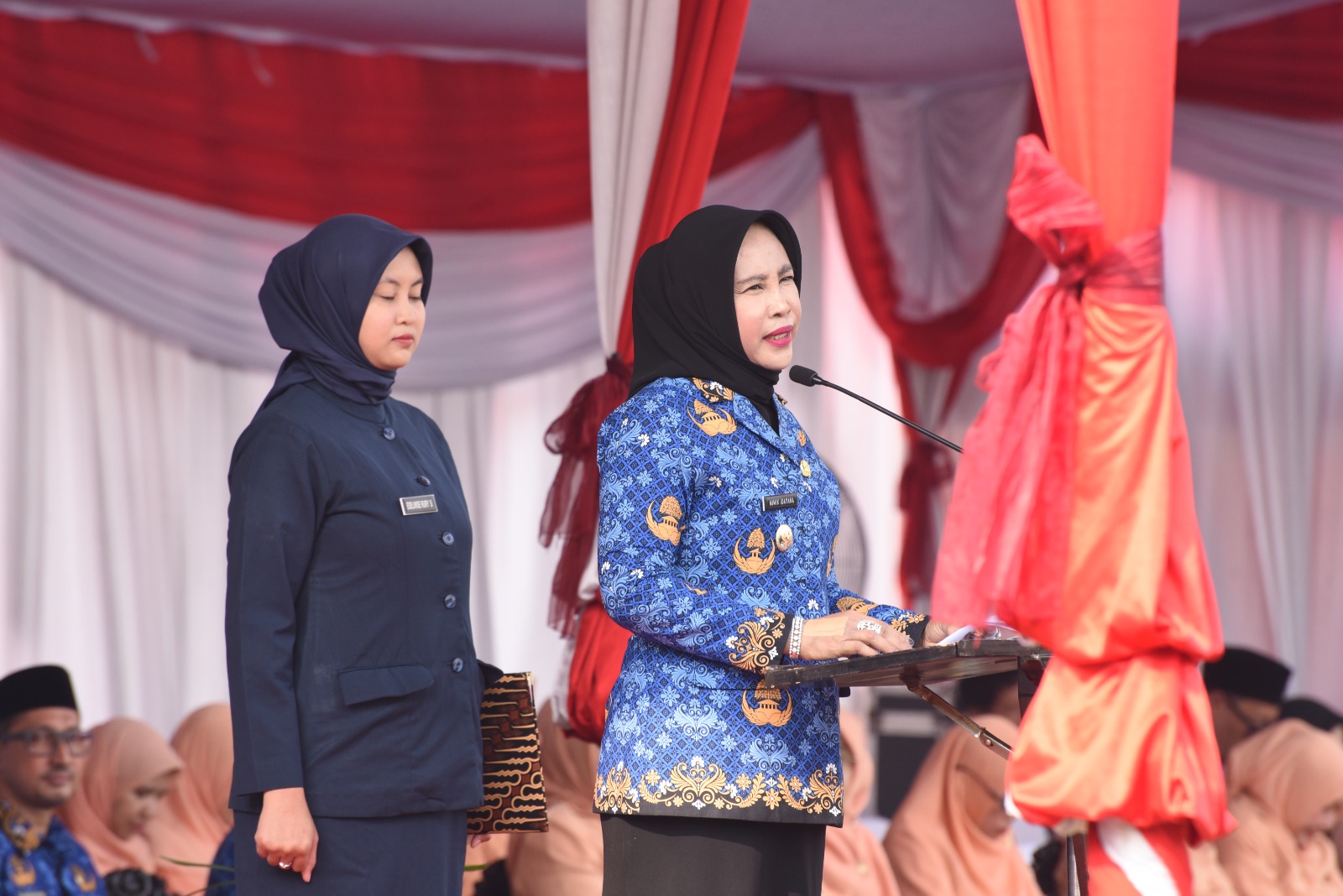 Wabup Mimik Idayana Pimpin Upacara HUT ke-54 Korpri, Perkuat Pengabdian untuk Indonesia Maju