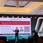 Dr. Winai Dahlan saat menyampaikan paparannya dalam konferensi internasional Thailand Halal Assembly (THA) 2025, Kamis (18/12/2025). (Foto: Vritta/ IST)