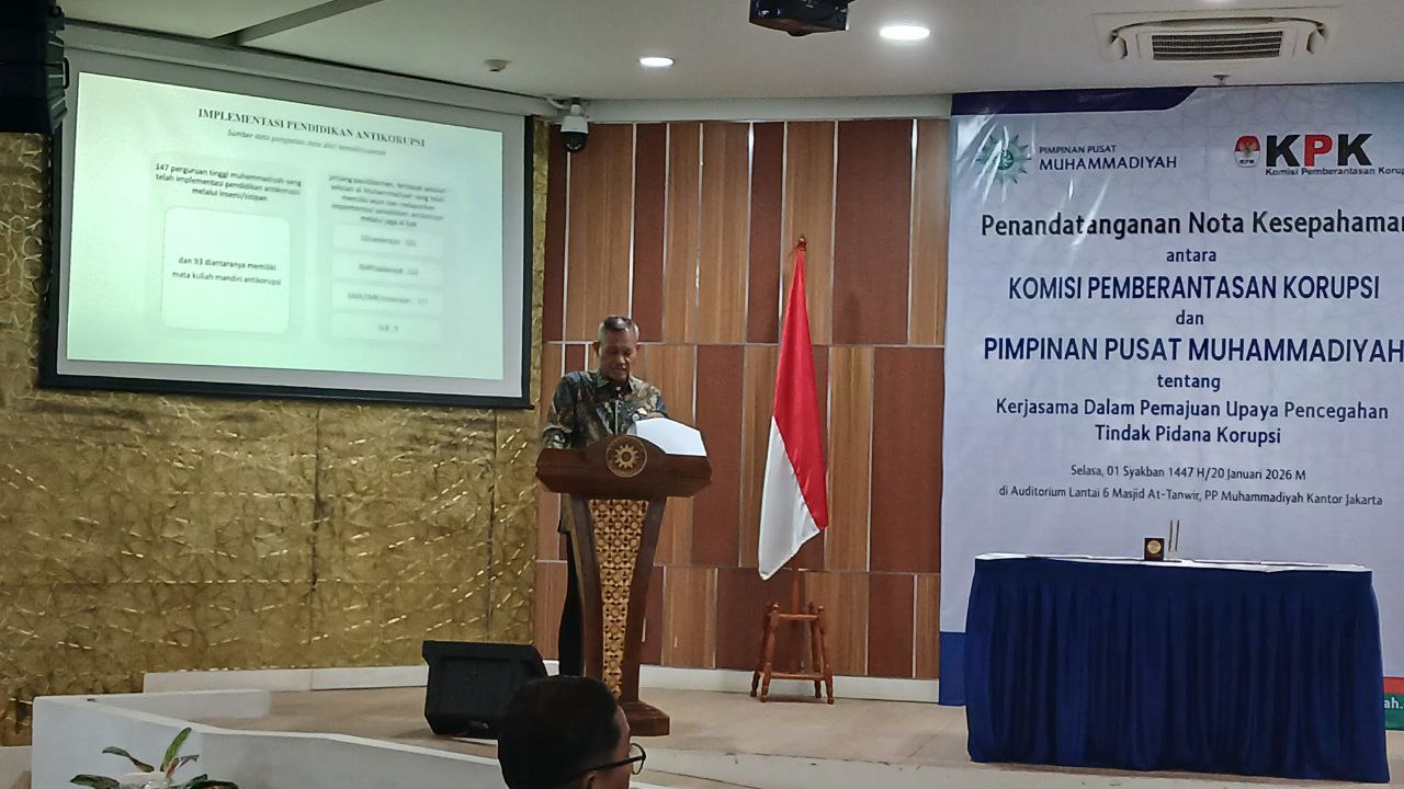 KPK: Jaringan Muhammadiyah Efektif Menyemai Nilai Antikorupsi