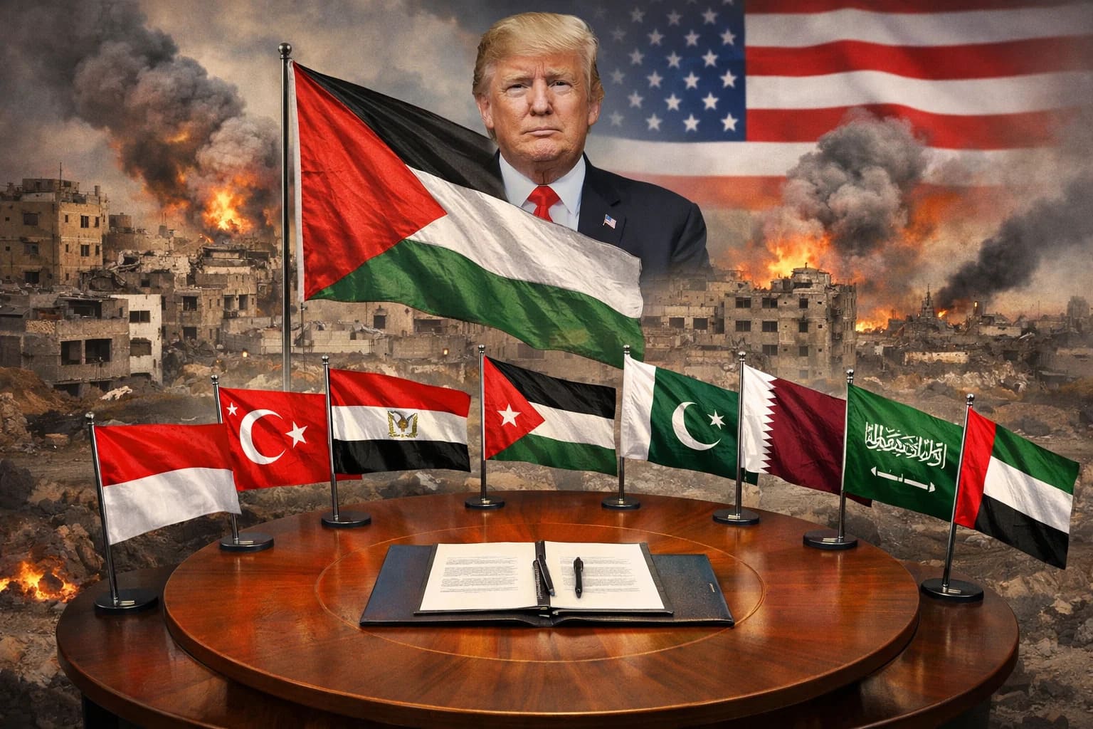 Indonesia Gabung Dewan Perdamaian Bentukan Trump, Konsolidasikan Gencatan Senjata Permanen Gaza