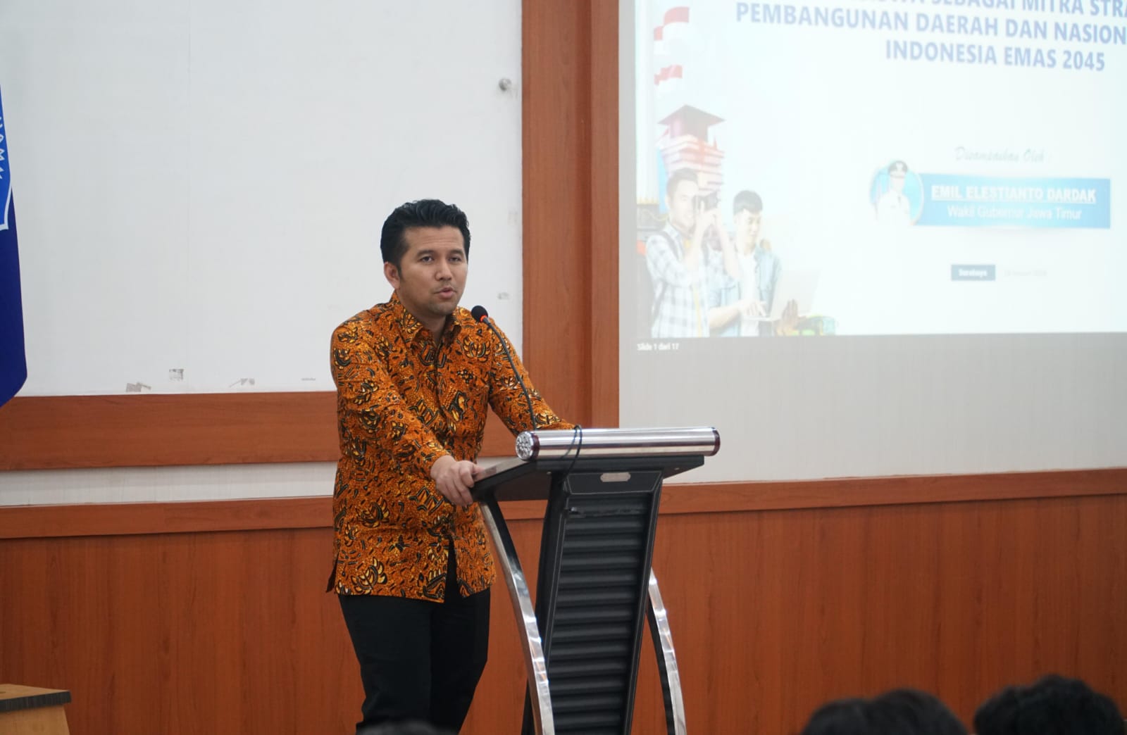 BEM PTMAI Zona V Jatim-Bali Dikukuhkan, Emil Dardak: Ruang Penting Asah Kedewasaan, Kerja Sama, dan Kepemimpinan