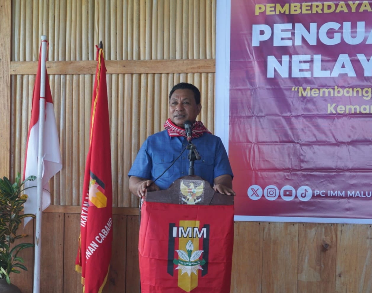 Wakil Gubernur Maluku Apresiasi IMM Maluku Tengah: Berani Turun ke Kampung Nelayan, Bukan Seminar di Kafe