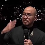 Komika Pandji Pragiwaksono. (Foto: tangkapan layar)