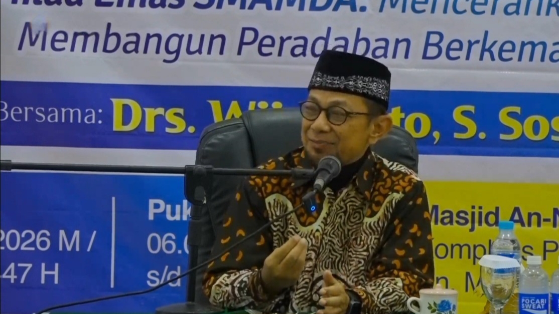 Beri Tausiyah di Tabligh Akbar Smamda Sidoarjo, Ustaz Wijayanto Terangkan Pentingnya Keteladanan Pemimpin