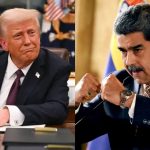 Presiden AS Donald Trump (kiri) dan Presiden Venezuela Nicolas Maduro.