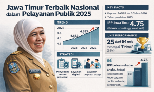 Jawa Timur Raih Kinerja Pelayanan Publik Terbaik Nasional 2025