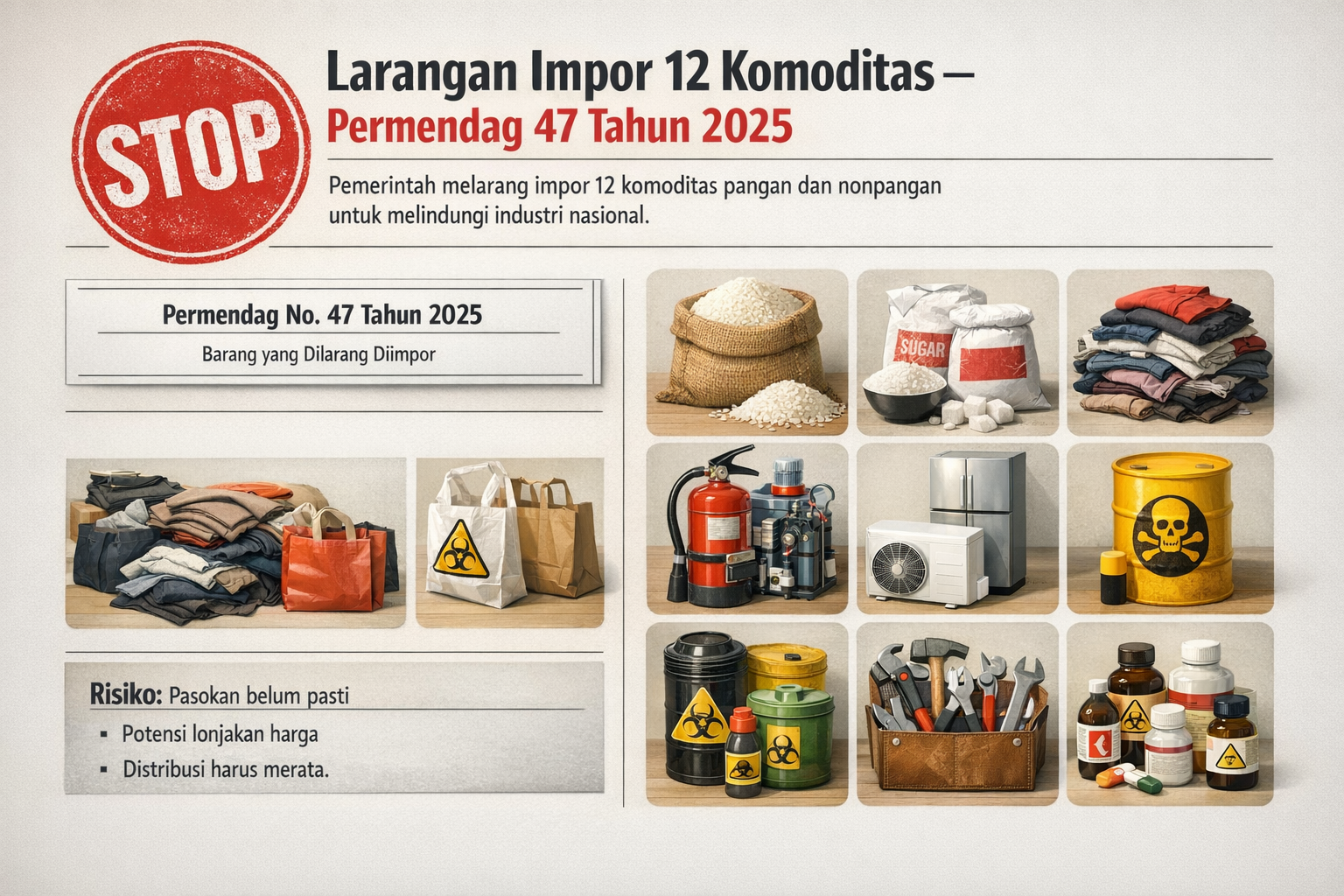 Pemerintah Tutup Keran Impor 12 Komoditas, Guru Besar UGM Ingatkan Risiko Lonjakan Harga