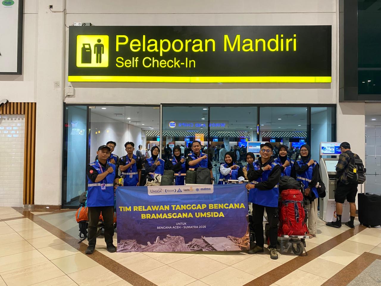 Relawan Bramasgana UMSIDA Diterjunkan ke Aceh Tamiang