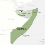 Peta wilayah Republik Federal Somalia. (Foto: democracy in africa)