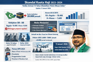 “Hadiah” yang Jadi Petaka: Kronologi Kasus Kuota Haji Gus Yaqut