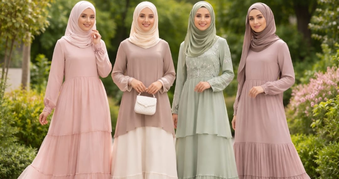 Gamis Potongan Dua Tingkat, Pilihan Anggun dan Nyaman untuk Lebaran 2026
