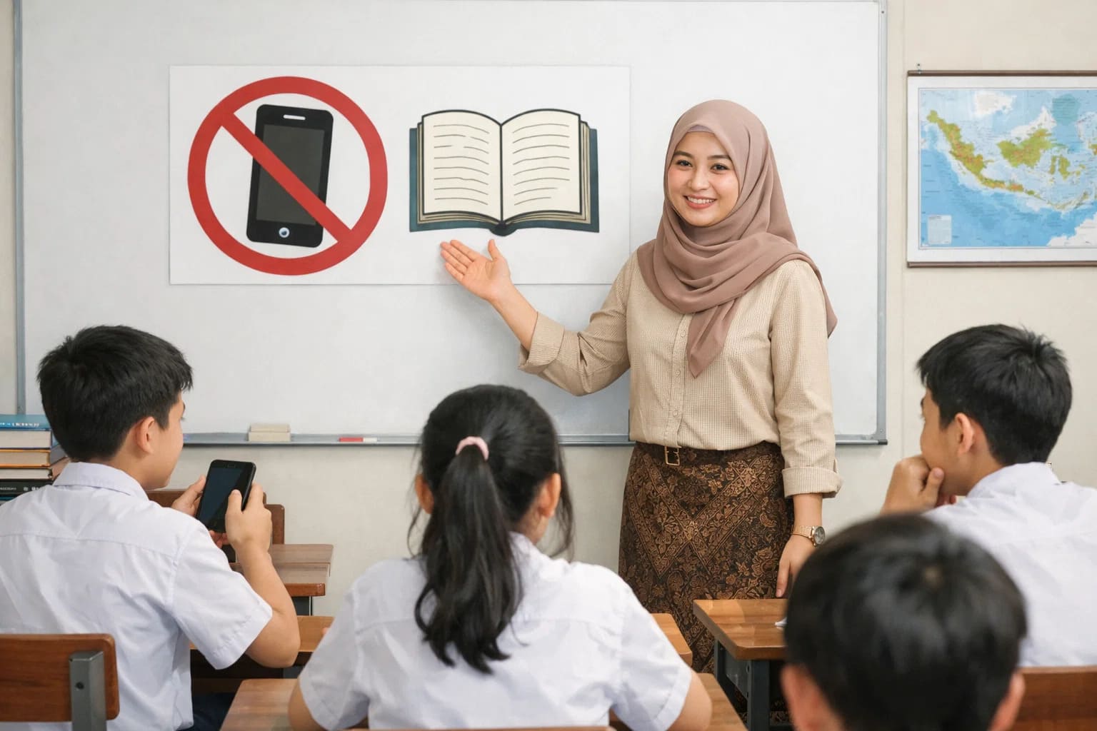 Lindungi Anak dari Paparan Negatif Teknologi, Bupati Sidoarjo Terbitkan SE Pembatasan Penggunaan Ponsel di Sekolah