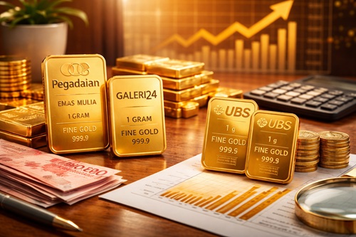 Harga Emas UBS & Galeri24 Hari Ini di Pegadaian: 1 Gram Tembus Rp2,7 Juta