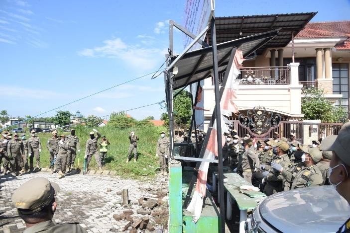 Bongkar Pagar Pembatas, Pemkab Sidoarjo Integrasikan Jalan Perumahan Mutiara Regency dan Mutiara City