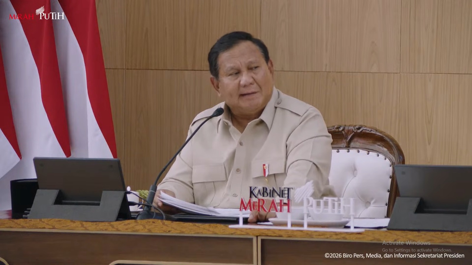 Cadangan Beras Nasional Tembus 3 Juta Ton, Prabowo: Rekor Tertinggi Sepanjang Sejarah RI