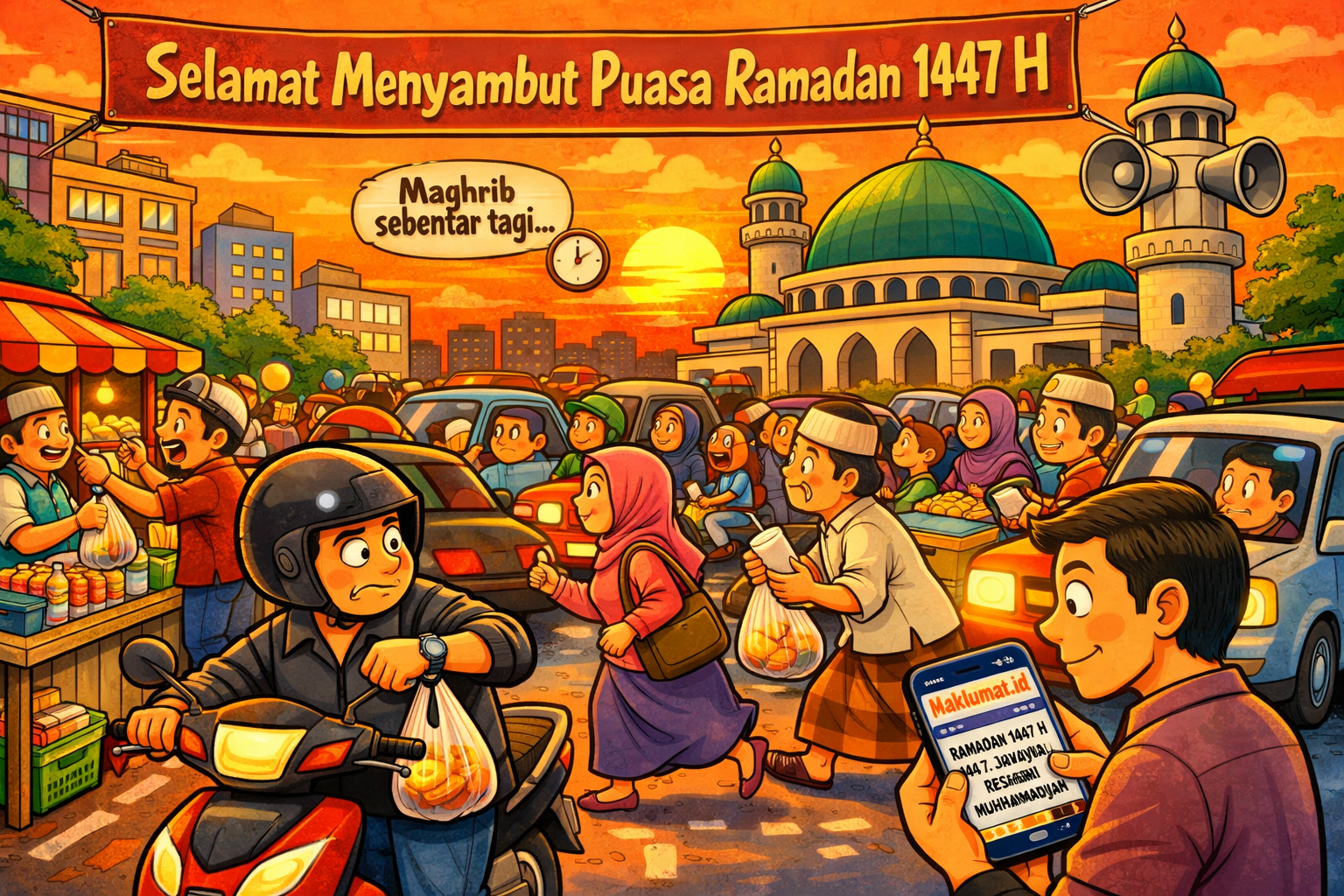 Ramadan 1447 H Mulai 18 Februari 2026, Ini Jadwal Imsakiyah Resmi Berdasar Maklumat Muhammadiyah