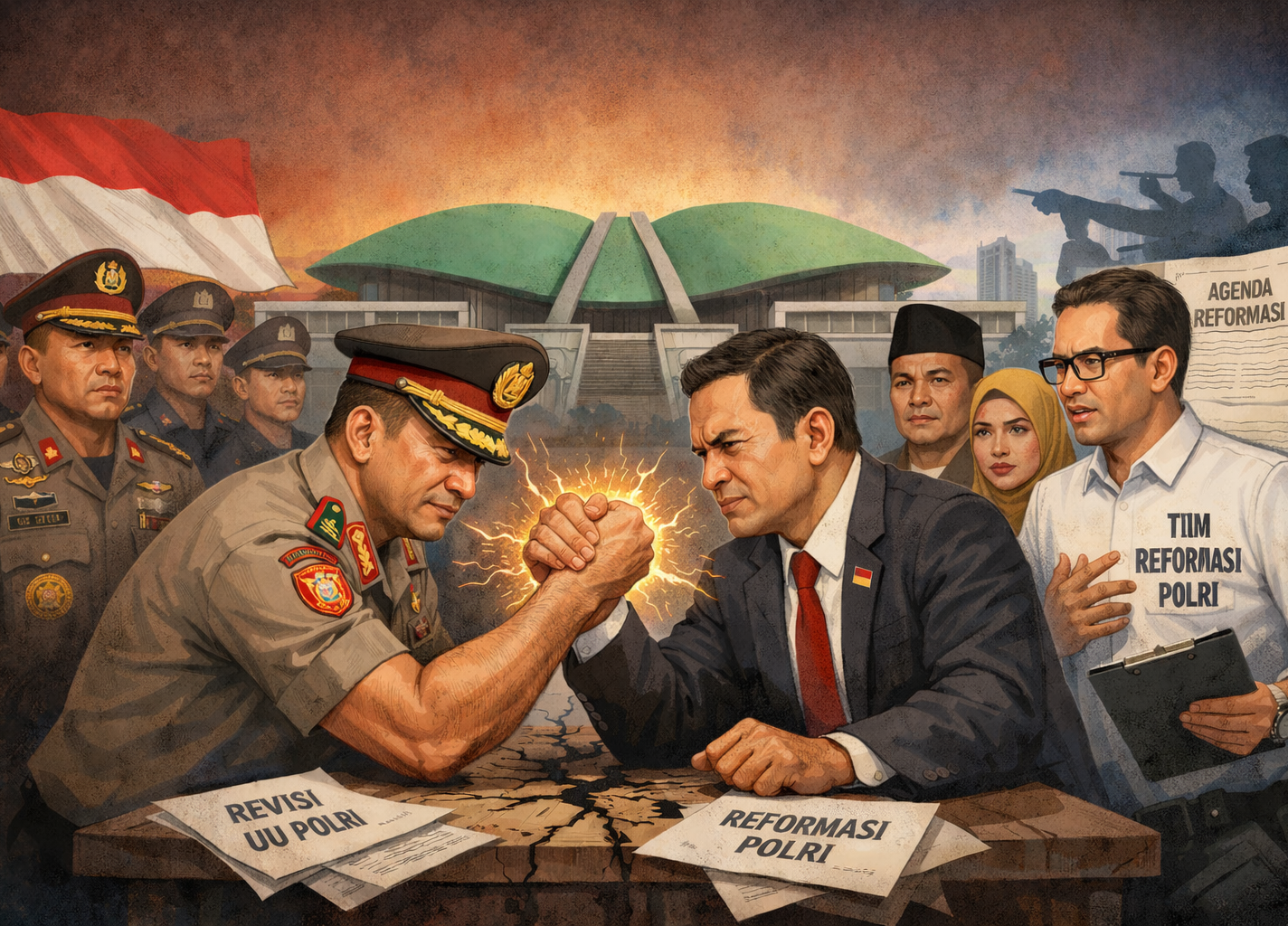 Polri, DPR dan Tim Reformasi: Adu Kuat Mereformasi Polri