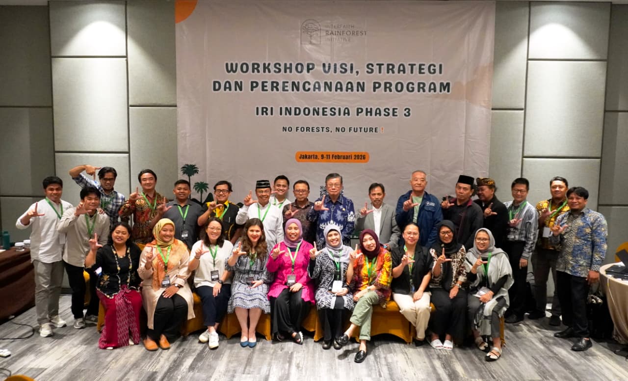 No Forest, No Future! IRI Indonesia Perkuat Gerakan Moral Lintas Iman Lindungi Hutan Tropis