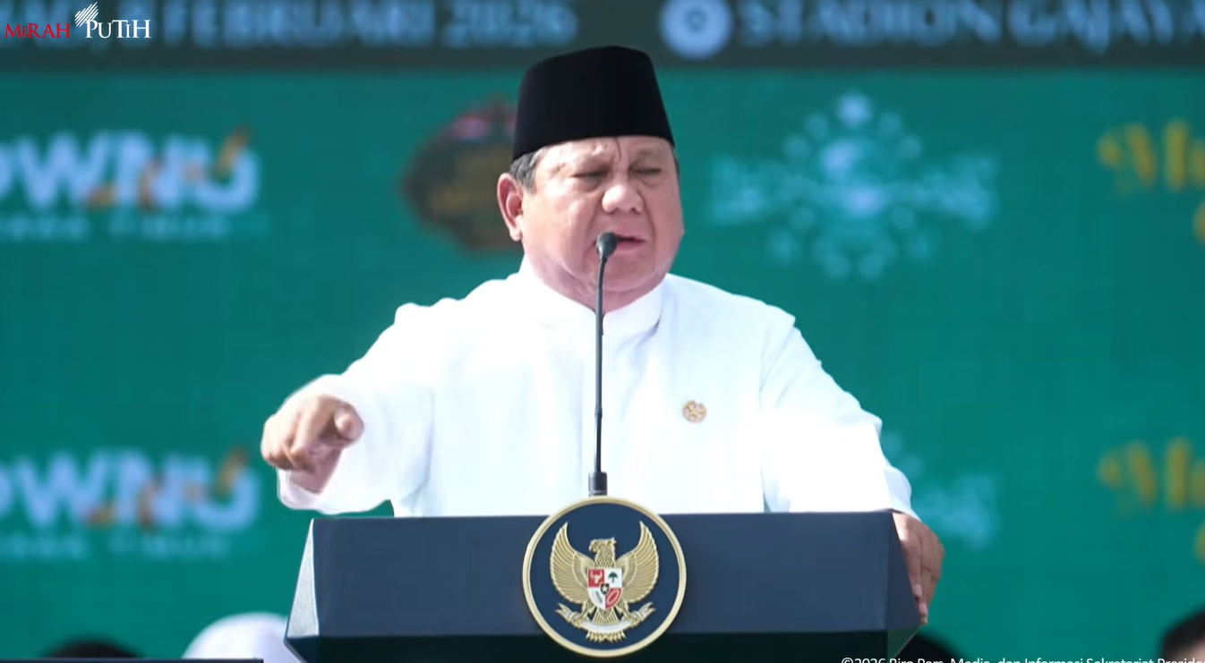 Pidato Prabowo di Mujahadah Kubro 1 Abad NU: Dendam dan Benci Tidak Boleh Hidup dalam Kekuasaan