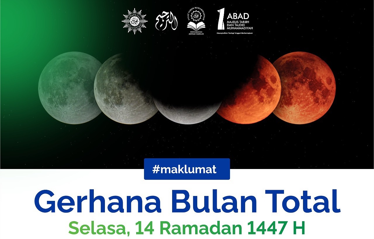 14 Ramadan Bakal Gerhana Bulan Total, Muhammadiyah Imbau Laksanakan Salat Khusuf