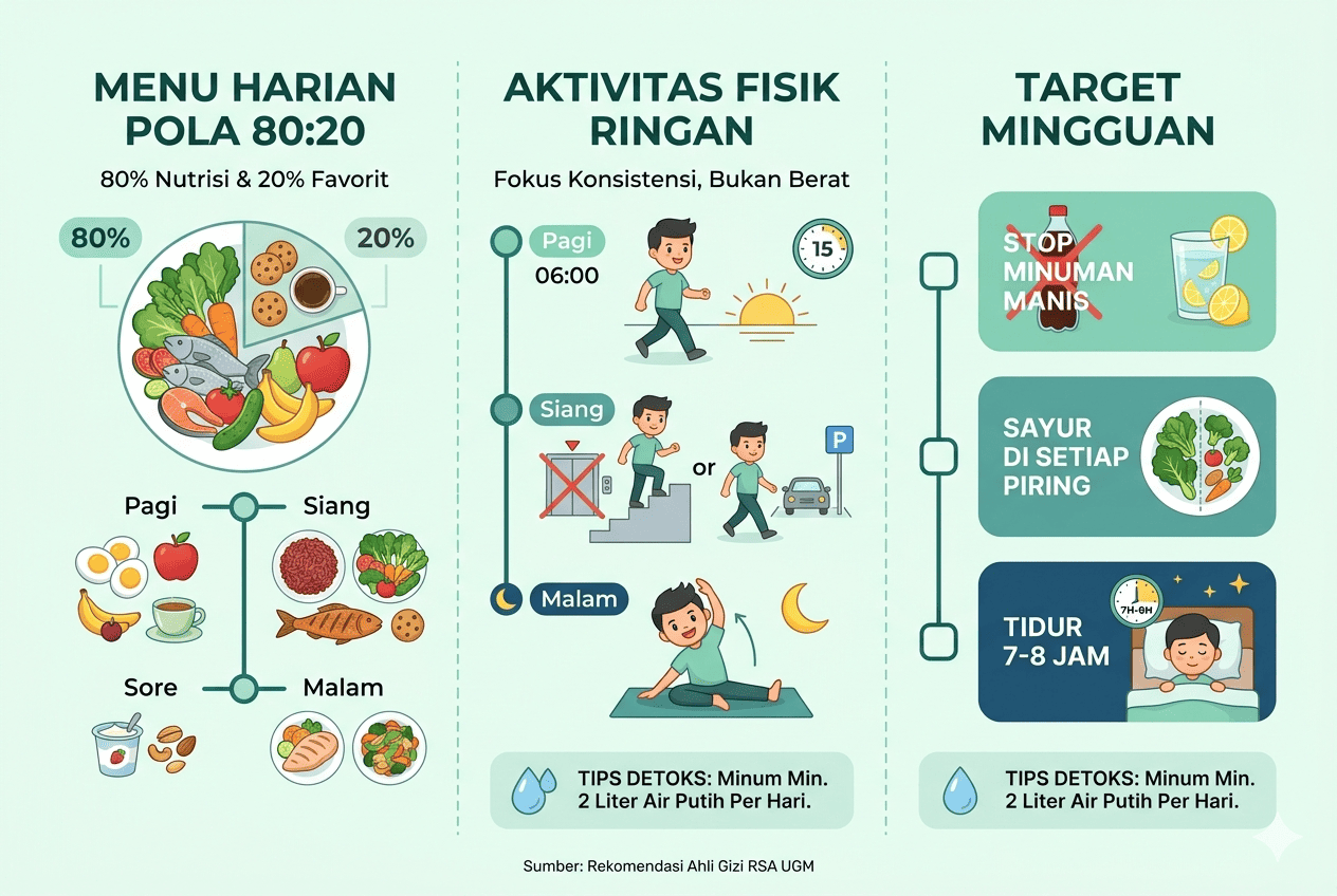 Tips Sehat Pasca Lebaran: Cara Detoks Alami Menurut Ahli Gizi UGM