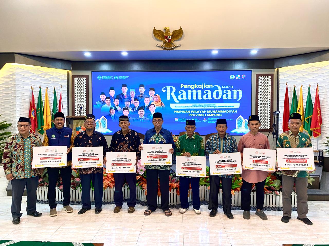 Semarak Ramadan Lazismu Lampung: Salurkan Kado untuk Warga, Bantuan Infrastruktur Masjid, hingga Kesehatan