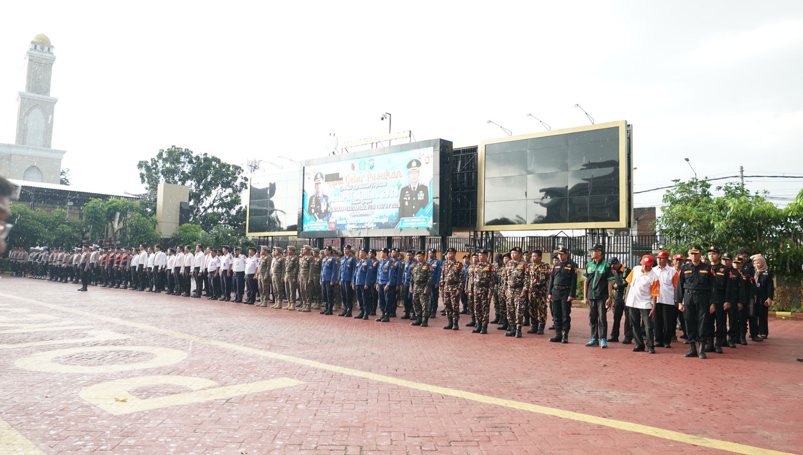 Gelar Apel, Polresta Sidoarjo Kerahkan 950 Personel Amankan Arus Mudik dan Perayaan Idulfitri 1447 Hijriah