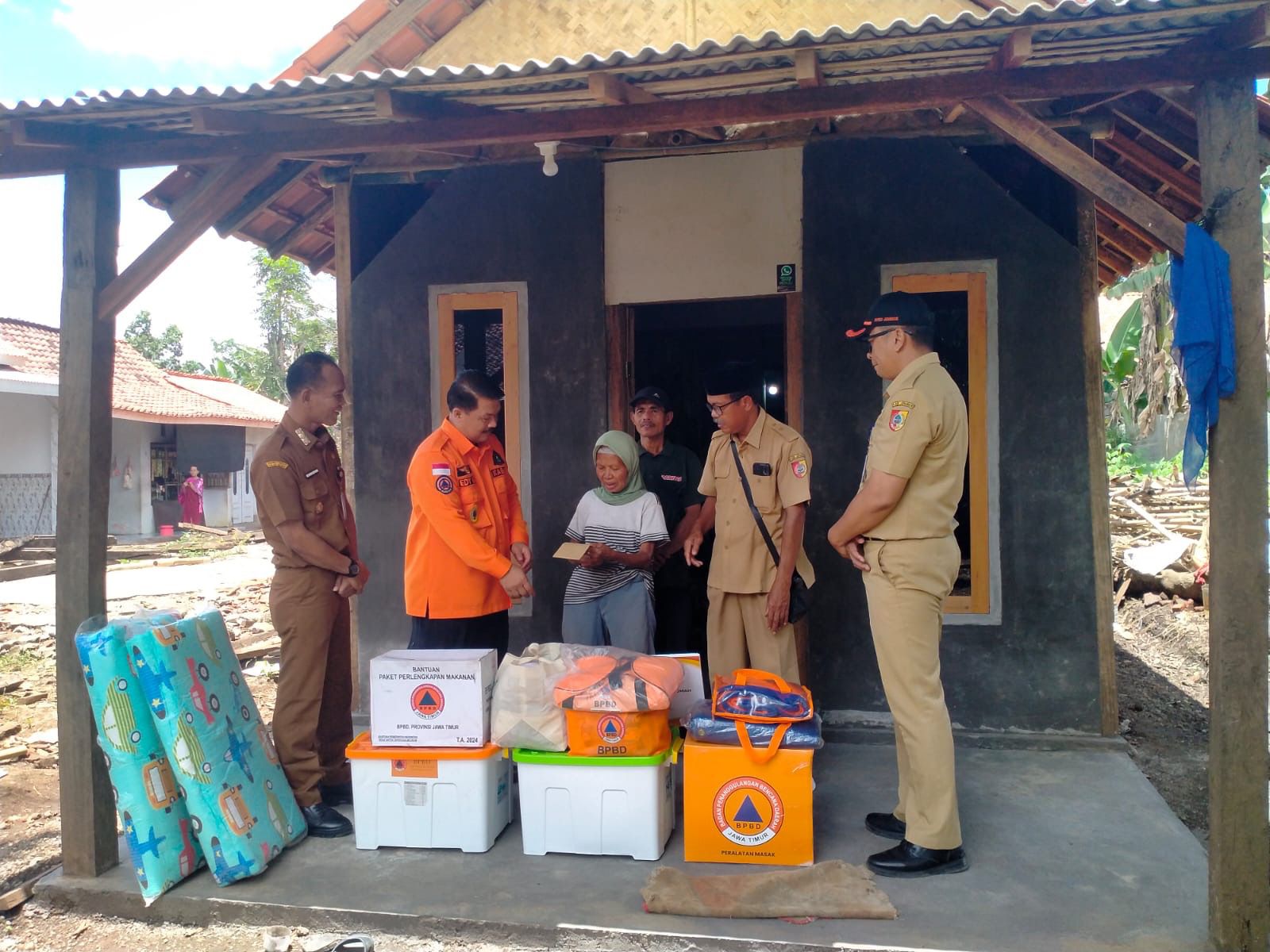 Respons Cepat Pemkab Jember, Rumah Korban Angin Kencang di Panti Dibangun Kembali