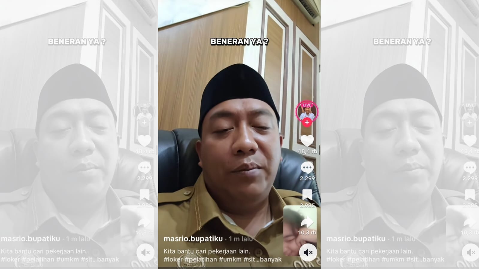 Profil Bupati Situbondo yang Viral di TikTok Video Call LC dan Janji Carikan Pekerjaan Lain