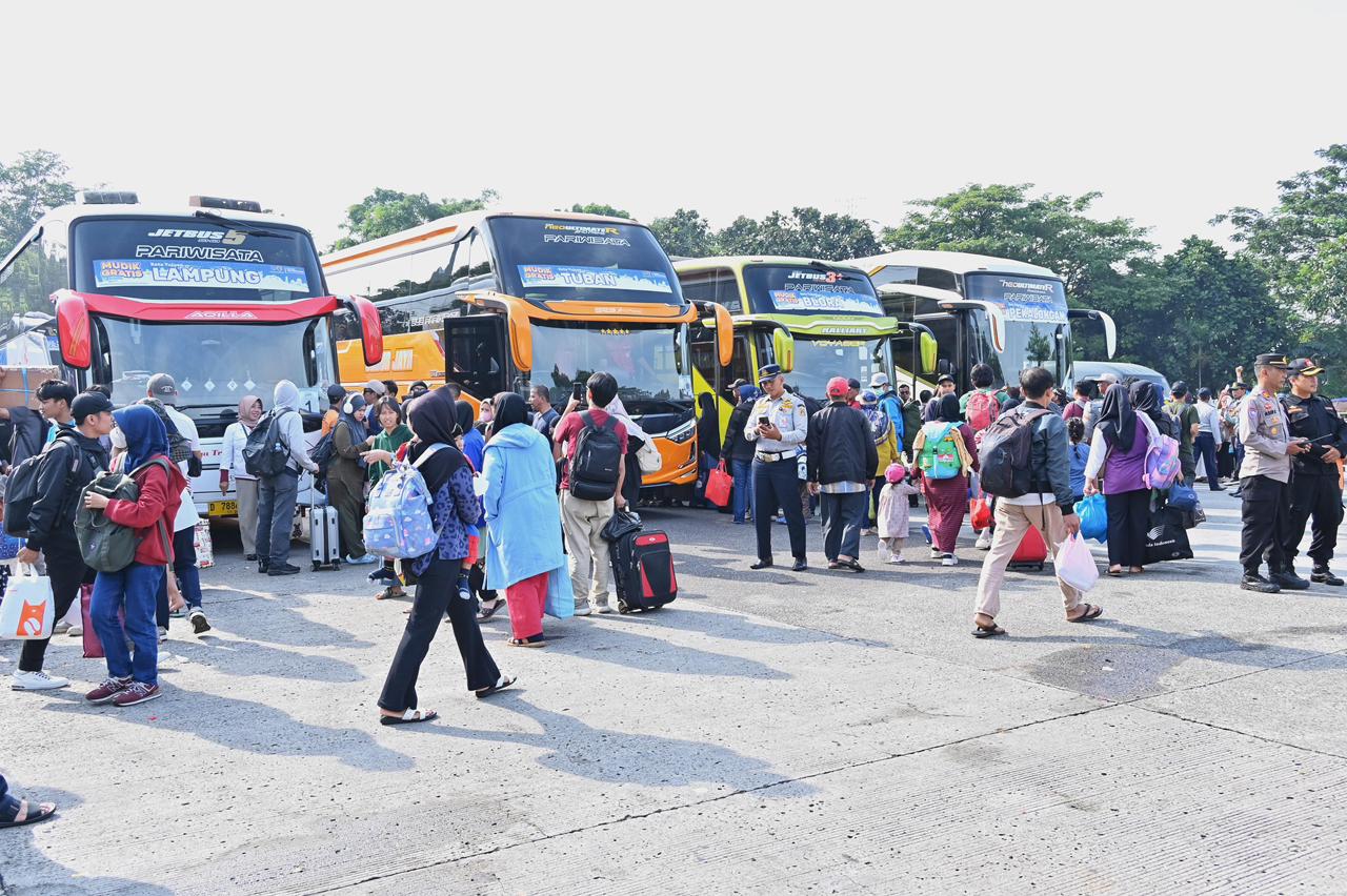 arus mudik Lebaran 2026