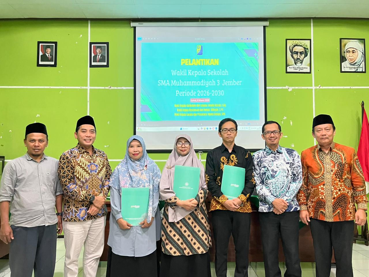 Empat Kata yang Menguji Kepemimpinan Tiga Wakasek Baru SMA Muhammadiyah 3 Jember