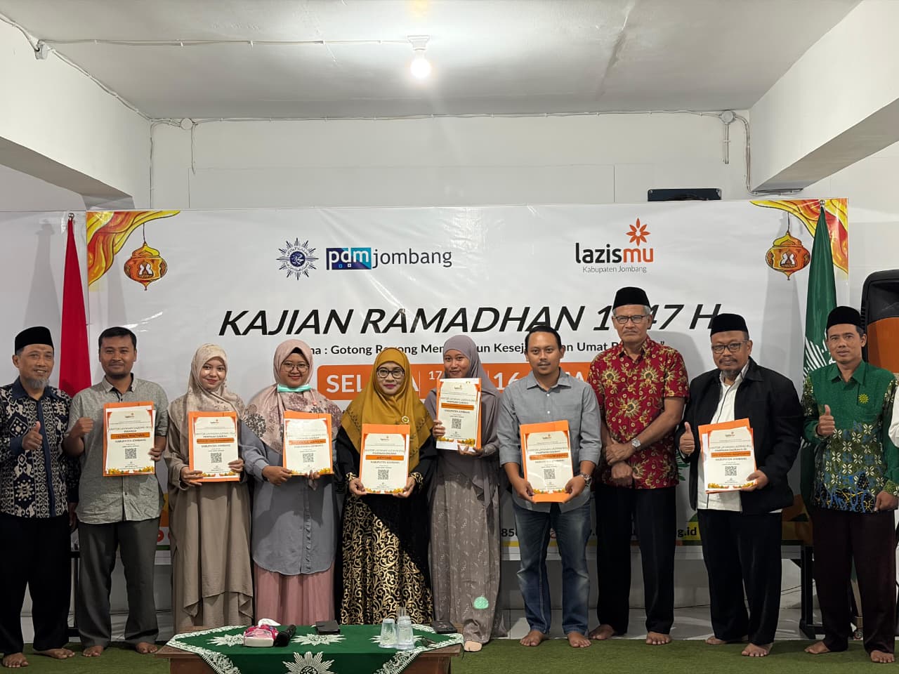Lazismu Jombang Perkuat Kepercayaan Warga Lewat MoU dengan PDM dan Ortom