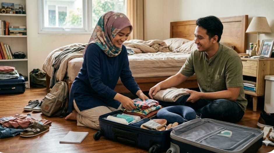 Cara Packing Baju Mudik agar Muat Banyak di Koper, Ini Tips Praktisnya