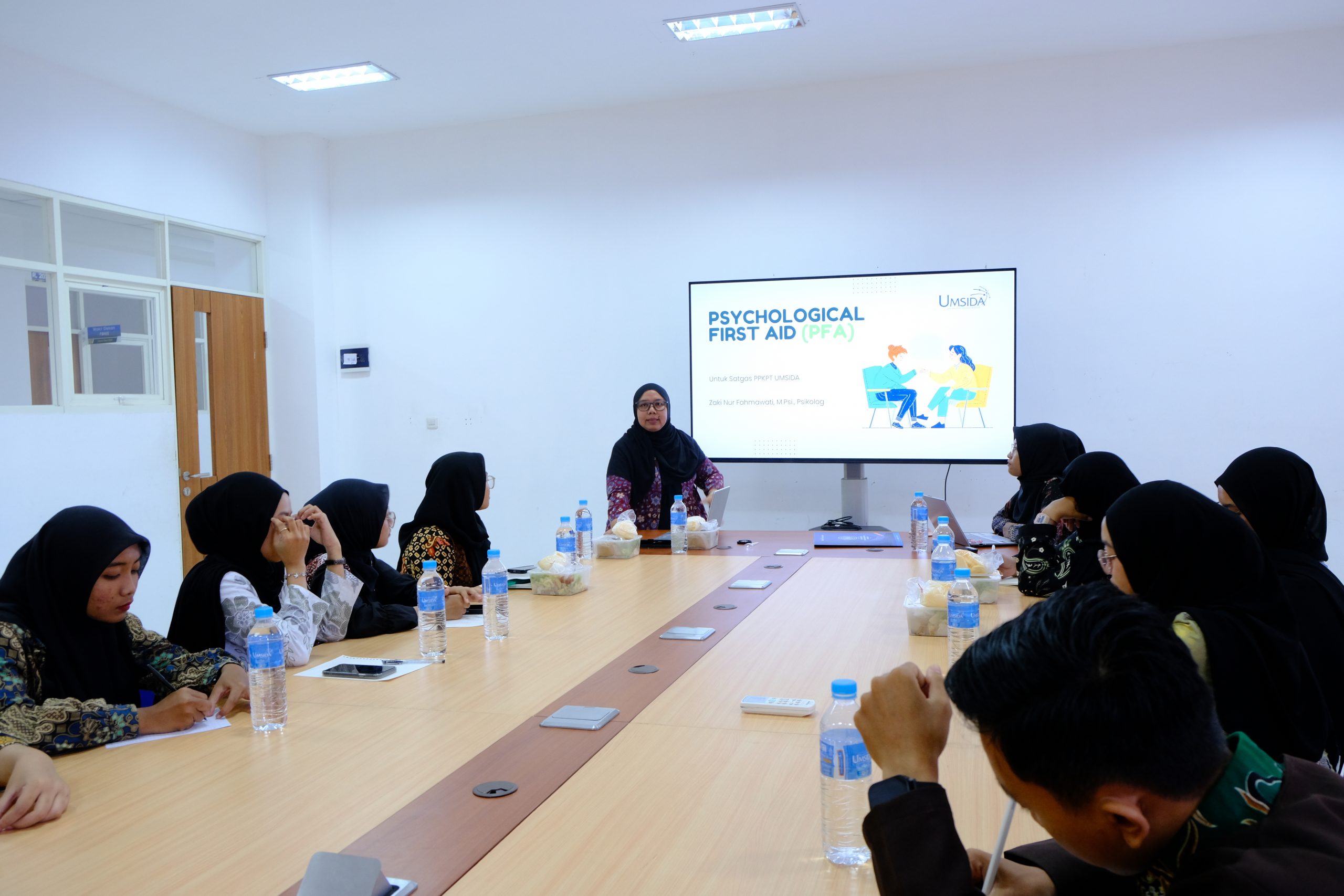 Cegah dan Mitigasi Kekerasan, Umsida Gelar Pelatihan Psychological First Aid Perkuat bagi Satgas PPKPT