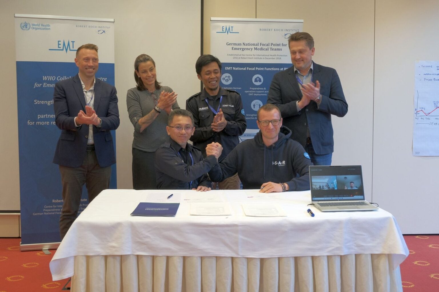 Perluas Jejaring Global Respons Kesehatan Darurat, EMT Muhammadiyah Kerja Sama dengan ISAR Germany