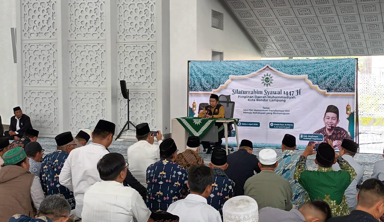Silaturahmi Syawalan 1447 H, Ketua PDM Kota Bandar Lampung: Muhammadiyah Harus Hadir sebagai Solusi Konkret
