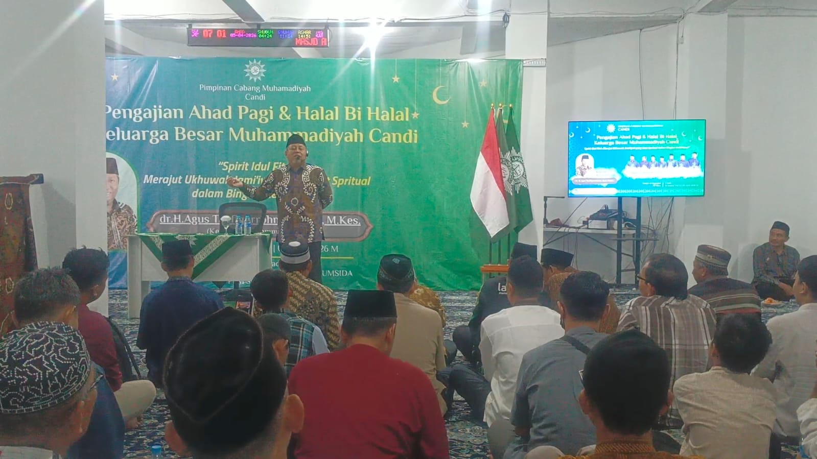 Hadirkan Ketua PP Muhammadiyah, PCM Candi Perkuat Ukhuwah dan Spiritualitas Dakwah Lewat Halal Bihalal
